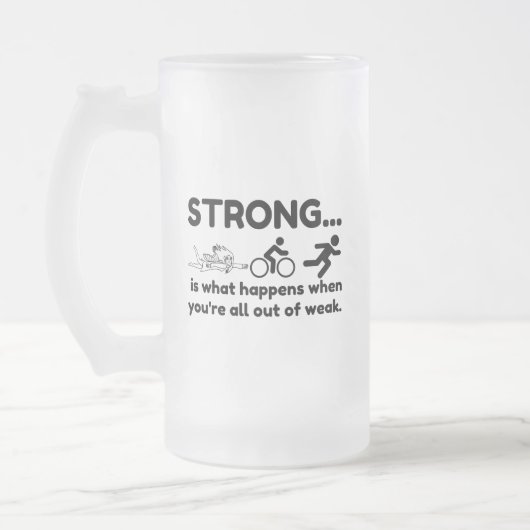 TRIATHLON STRONG MATGLAS BIERPUL (Links)