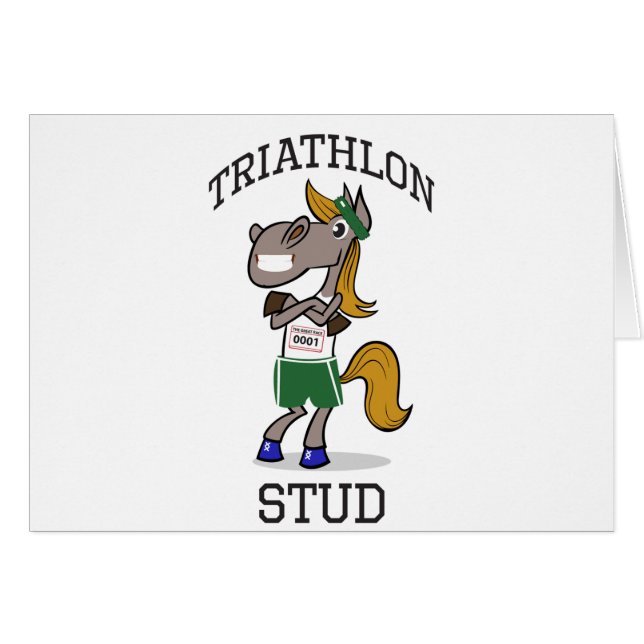 Triathlon Stud (Voorkant Horizontaal)