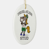 Triathlon Stud Keramisch Ornament (Rechts)