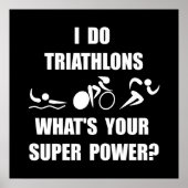 Triathlon Super Power Poster (Voorkant)