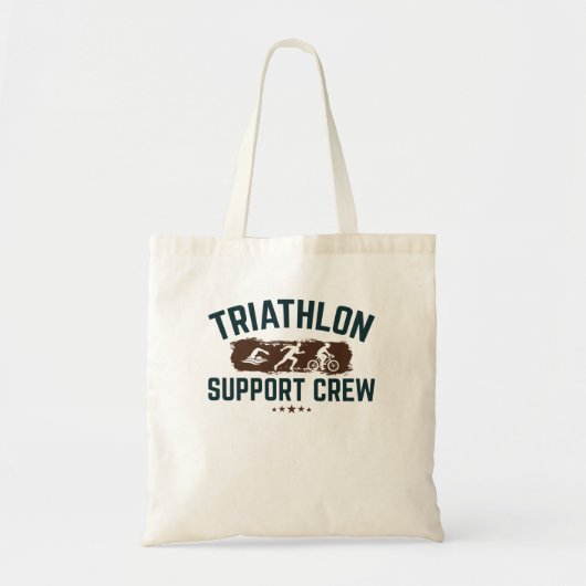 Triathlon Support Crew Family Coach Tote Bag (Voorkant)