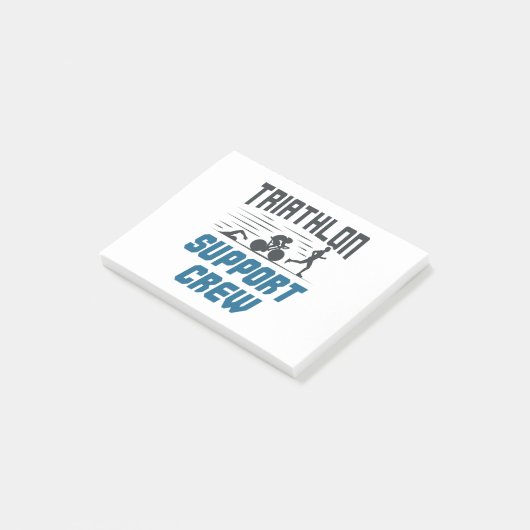 Triathlon-supportpersoneel Post-it® Notes (Schuin)