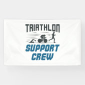 Triathlon-supportpersoneel Spandoek (Horizontaal)
