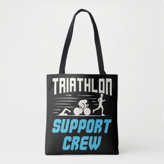Triathlon-supportpersoneel Tote Bag (Voorkant)