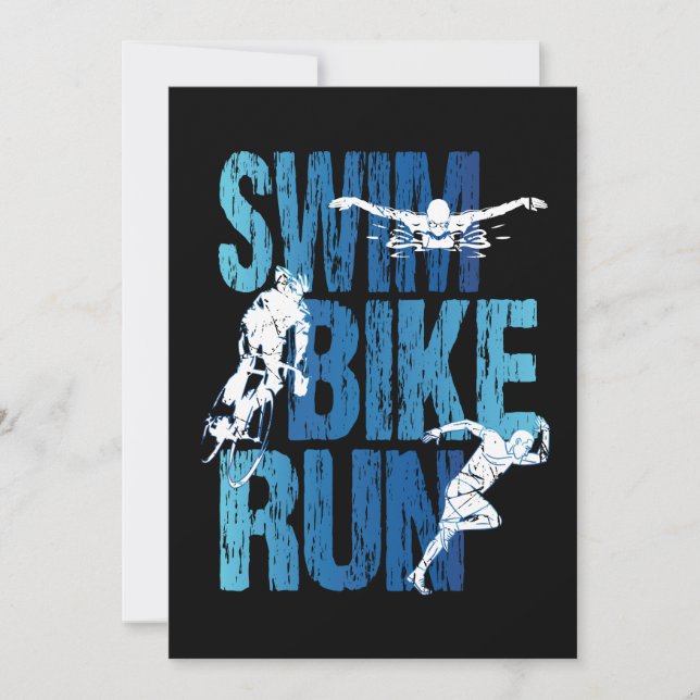 Triathlon - Swim Bike run (Voorkant)
