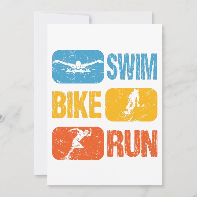  Triathlon - Swim Bike run (Voorkant)