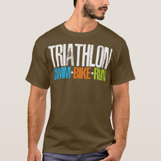 Triathlon Swim Bike run 1 T-shirt