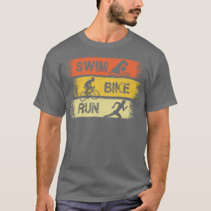 Triathlon Swim Bike run 22 T-shirt