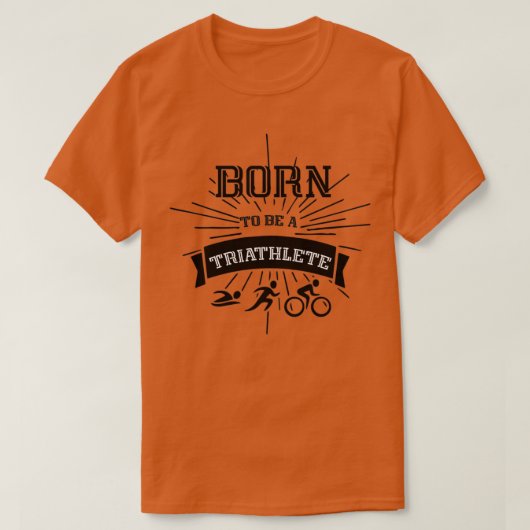 Triathlon Swim Bike run 66 T-shirt (Design voorkant)