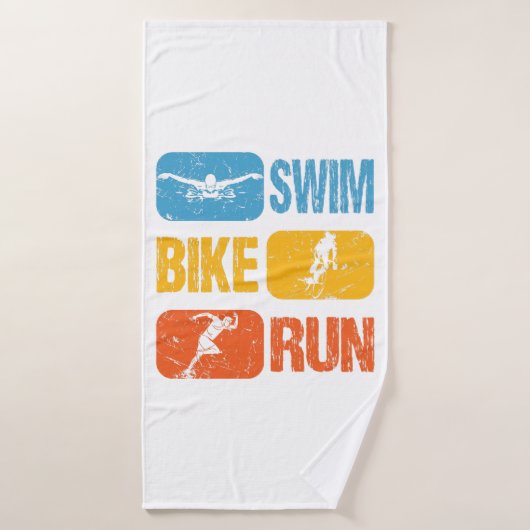  Triathlon - Swim Bike run Badhanddoek (Badhanddoek)