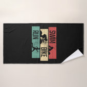 Triathlon - Swim Bike run Badhanddoek (Badhanddoek)
