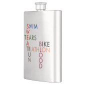 Triathlon Swim Bike run bloed Sweat Tears Heupfles (Links)