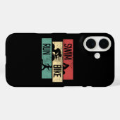 Triathlon - Swim Bike run Case-Mate iPhone Case (Achterkant (horizontaal))