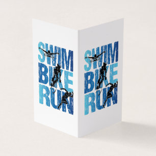 Triathlon - Swim Bike run Kaart