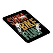 Triathlon Swim Bike Run Magneet (Rechterzijde)