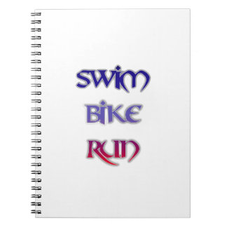 Triathlon Swim Bike Run Notitieboek