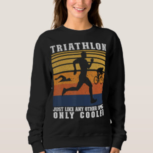 Triathlon SWIM BIKE RUN Sports Age Group Triathlet Trui