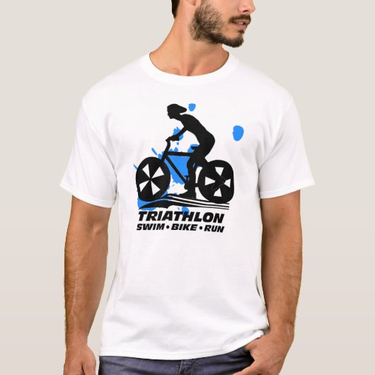 Triathlon SwIm Bike run T-Shirt (Voorkant)