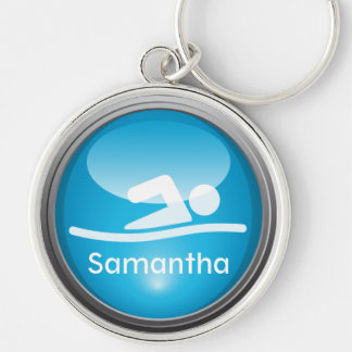 Triathlon SWIM Gepersonaliseerd Sleutelhanger