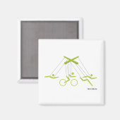 Triathlon-trainer, Triathlon-trainer Magneet (Voorkant / Achterkant)