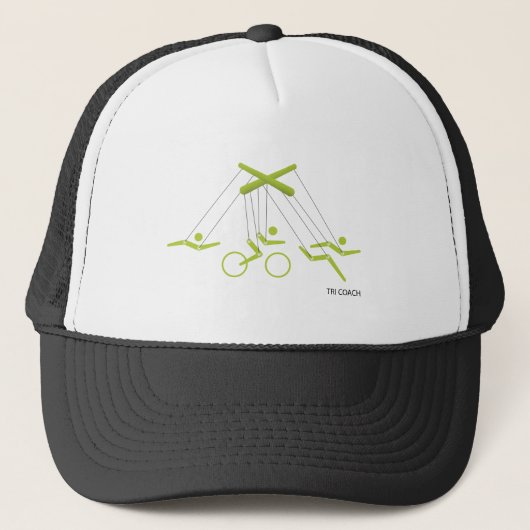 Triathlon-trainer, Triathlon-trainer Trucker Pet (Voorkant)