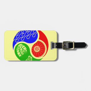 Triathlon TRI Yin Yang Bagagelabel