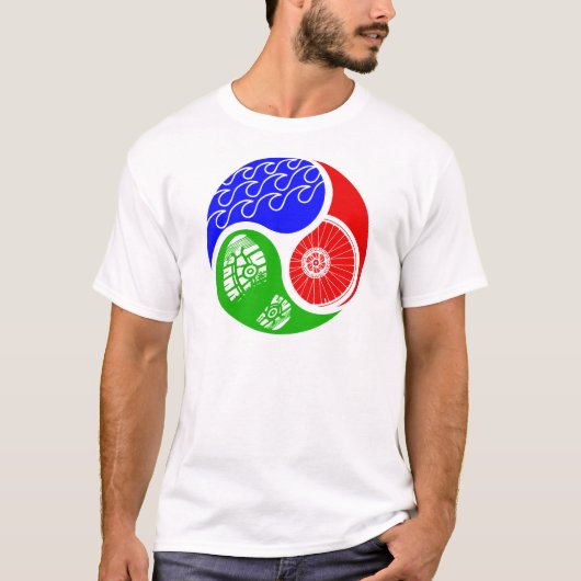 Triathlon TRI Yin Yang T-shirt (Voorkant)