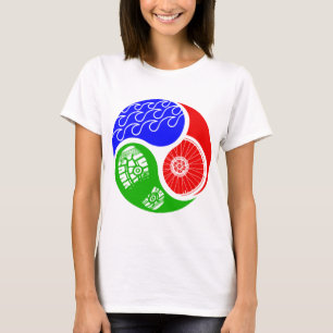 Triathlon TRI Yin Yang T-shirt