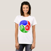 Triathlon TRI Yin Yang T-shirt (Voorkant volledig)