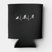 Triathlon - Triathlon - hartslag Blikjeskoeler (Voorkant)