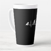 Triathlon - Triathlon - hartslag Latte Mok (Linkerhoek)