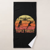 Triathlon Triple Threat  Badhanddoek (Badhanddoek)