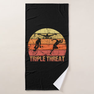 Triathlon Triple Threat  Badhanddoek