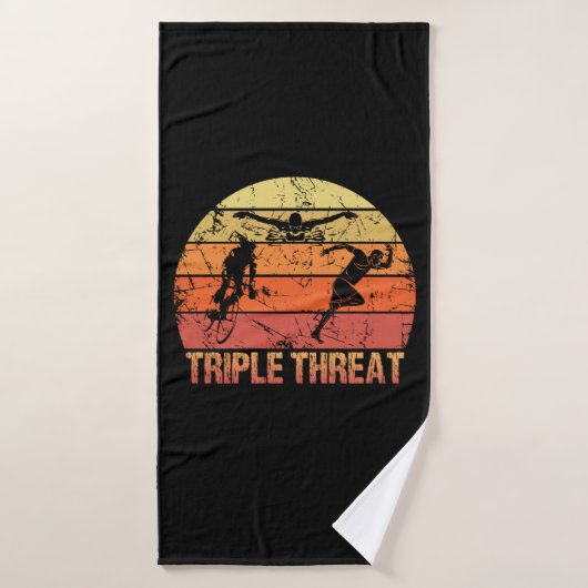 Triathlon Triple Threat  Badhanddoek (Badhanddoek)