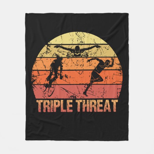 Triathlon Triple Threat Fleece Deken (Voorkant)