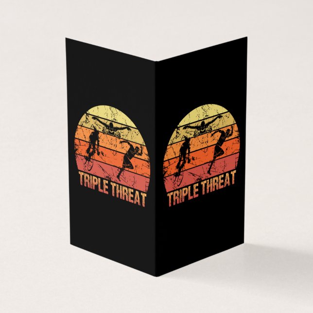 Triathlon Triple Threat  Kaart (Buitenkant)