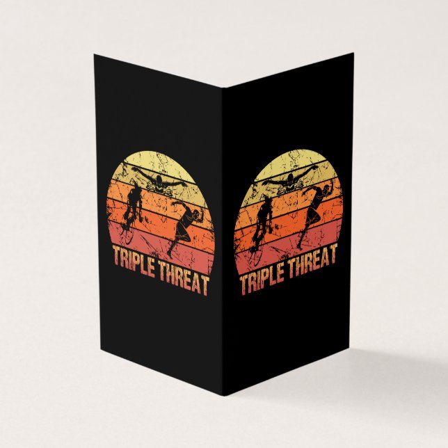 Triathlon Triple Threat  Kaart (Buitenkant)