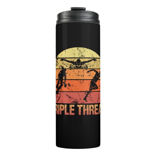 Triathlon Triple Threat  Thermosbeker (Voorkant)
