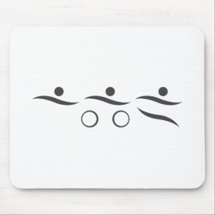 Triathlon unieke gave muismat