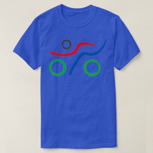 Triathlon unieke logo t-shirt (Design voorkant)
