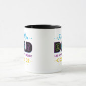 Triathlon vader, als een normale vader maar koeler mok (Midden)