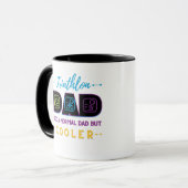 Triathlon vader, als een normale vader maar koeler mok (Voorkant links)