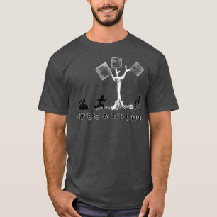 Triathlon versus Treeathlon en triathlon vinden pl T-shirt