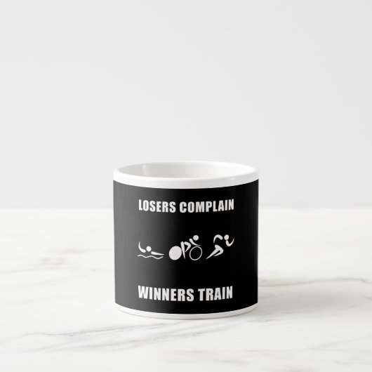 Triathlon Winners Train Espresso Kop (Voorkant)
