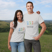 Triathlon-zwemfiets-loopwedstrijd T-shirt