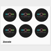 Triathlon_Zwemfiets Run Ronde Sticker (Vel)