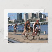 Triathloners Cycling Briefkaart (Voorkant / Achterkant)