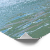 Triathloners die uit het water lopen 2 poster (Hoek)