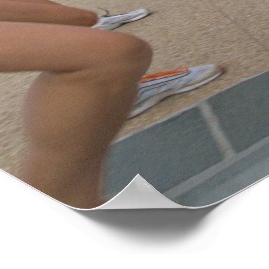 Triathloners met 4 uur poster (Hoek)