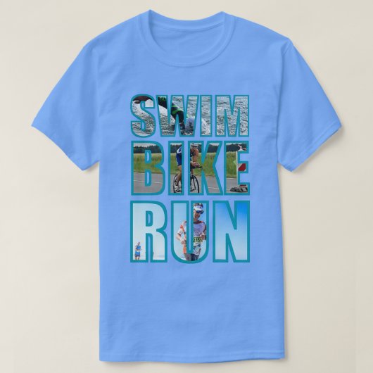 TriathlonSwimBikeRun T-shirt (Design voorkant)